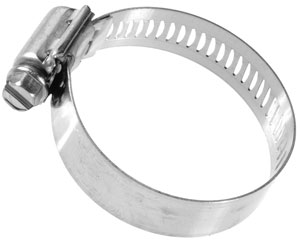 Hose Clamps Hex/Slotted Screw-Worm Partial Stainless steel